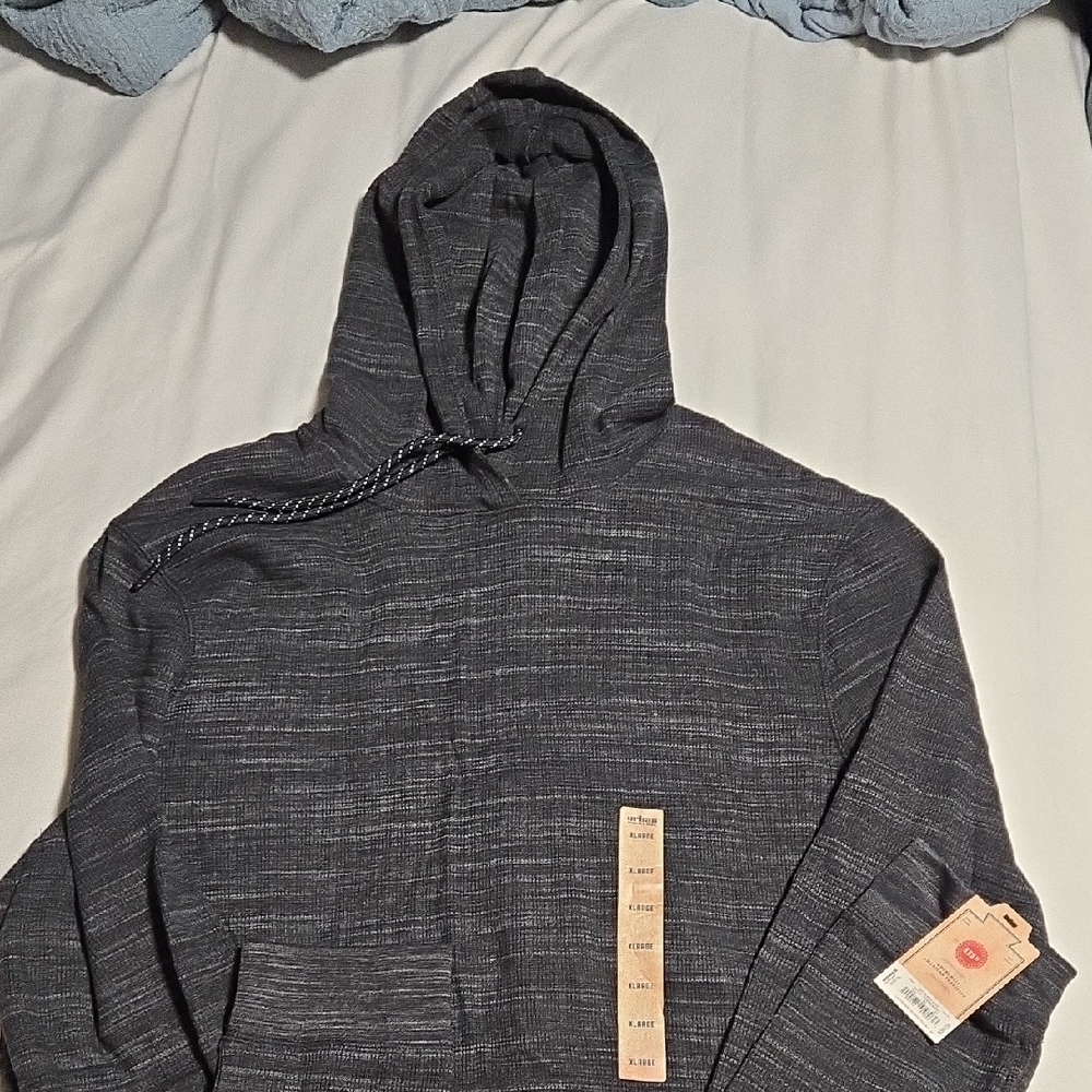 Dark Gray Hooded Long Sleeve